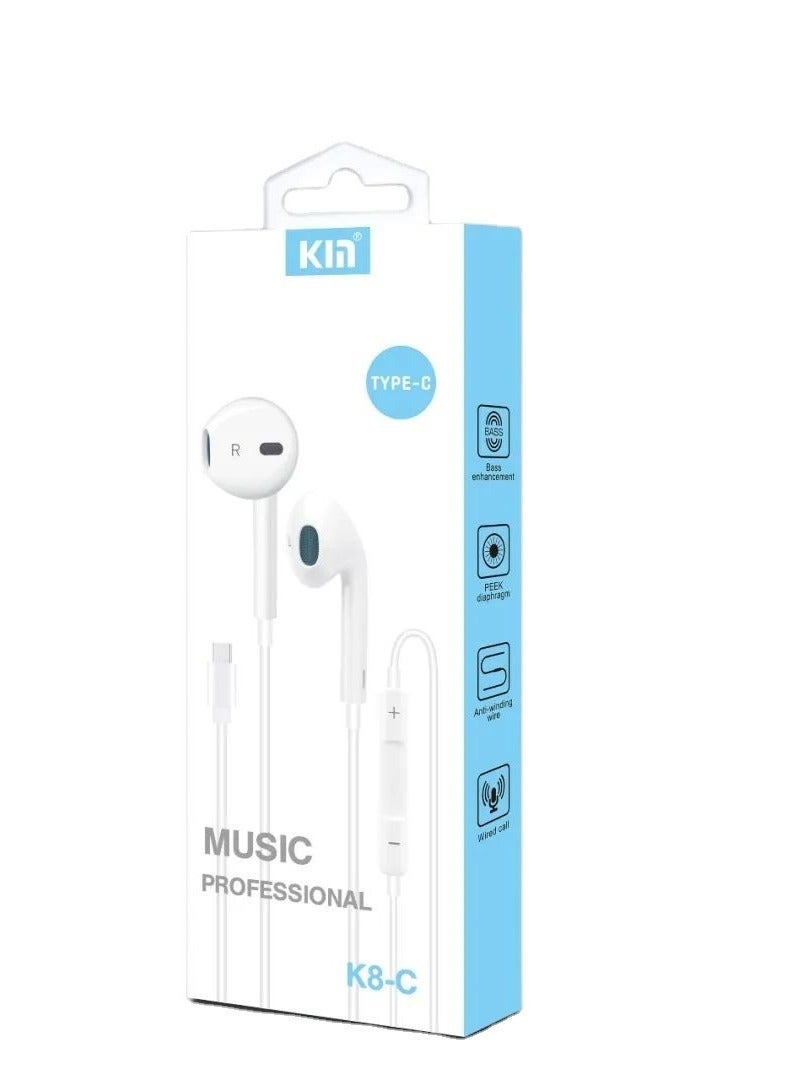 كين Kin in-ear Earphones With usb-c